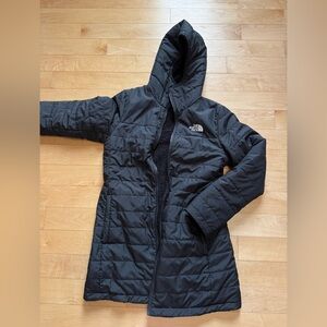 the north face long puffer coat